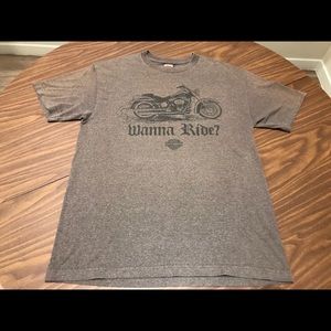Harley Davidson “Wanna Ride” T Shirt Size Large